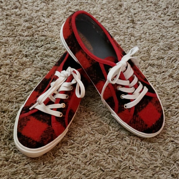 buffalo plaid sneakers